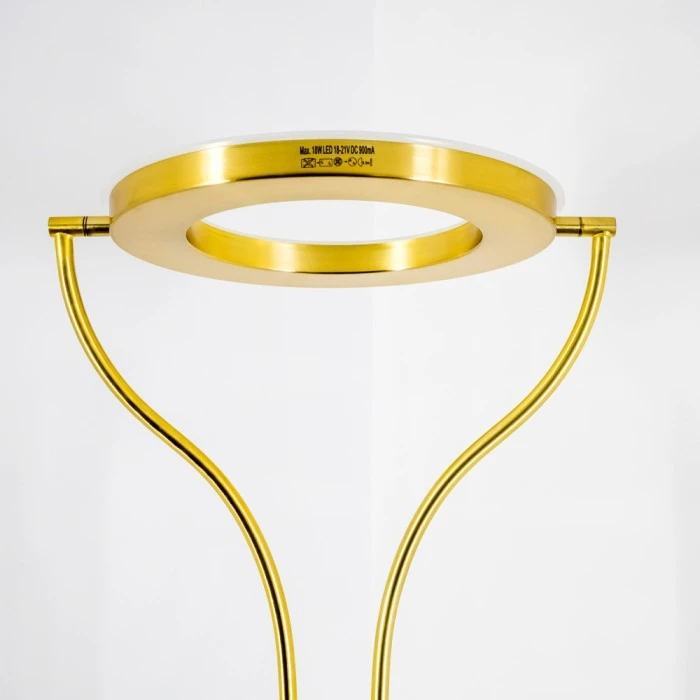 Hofstein Donna Deckenfluter LED Messing, 2-flammig 5 Hofstein Donna Deckenfluter LED Messing, 2-flammig – Bild 5