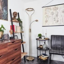 Hofstein Donna Deckenfluter LED Altmessing, 2-flammig 23 Hofstein Donna Deckenfluter LED Altmessing, 2-flammig -LED Leuchten Verkäufe 2022 donna deckenfluter h3019962 11