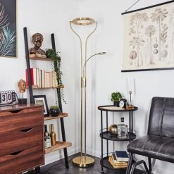 Hofstein Donna Deckenfluter LED Messing, 2-flammig -LED Leuchten Verkäufe 2022 donna deckenfluter h3551929 11