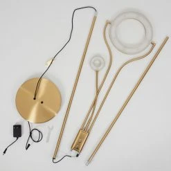 Hofstein Donna Deckenfluter LED Messing, 2-flammig -LED Leuchten Verkäufe 2022 donna deckenfluter h3551929 4