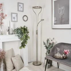 Hofstein Donna Stehleuchte LED Nickel-Matt, 2-flammig 21 Hofstein Donna Stehleuchte LED Nickel-Matt, 2-flammig -LED Leuchten Verkäufe 2022 donna stehleuchte h3551714 9