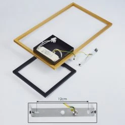 Hofstein Doyon Deckenleuchte LED Schwarz, 1-flammig -LED Leuchten Verkäufe 2022 doyon deckenleuchte h3457054 4