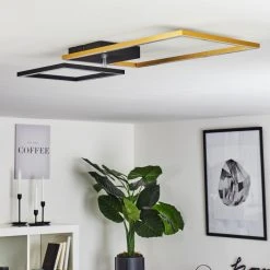 Hofstein Doyon Deckenleuchte LED Schwarz, 1-flammig -LED Leuchten Verkäufe 2022 doyon deckenleuchte h3457054 9