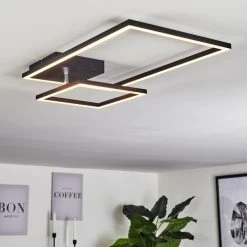 Hofstein Doyon Deckenleuchte LED Schwarz, 1-flammig -LED Leuchten Verkäufe 2022 doyon deckenleuchte h3457092 8