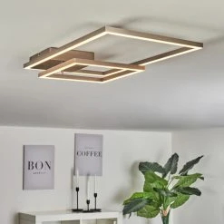 Hofstein Doyon Deckenleuchte LED Nickel-Matt, 1-flammig -LED Leuchten Verkäufe 2022 doyon deckenleuchte h3459133 10