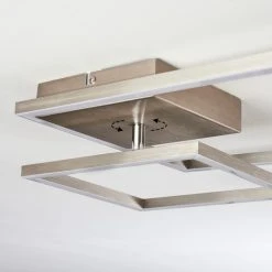 Hofstein Doyon Deckenleuchte LED Nickel-Matt, 1-flammig -LED Leuchten Verkäufe 2022 doyon deckenleuchte h3459133 2