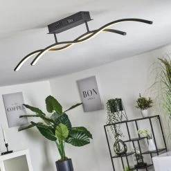 Hofstein Eaglesham Deckenleuchte LED Schwarz, 1-flammig -LED Leuchten Verkäufe 2022 eaglesham deckenleuchte h3561447 8