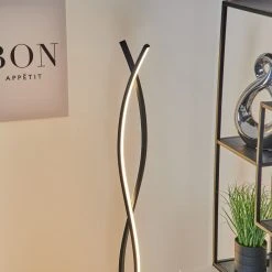 Hofstein Eaglesham Stehleuchte LED Schwarz, 1-flammig -LED Leuchten Verkäufe 2022 eaglesham stehleuchte h3560280 10