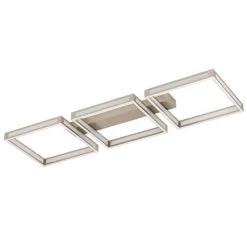 Eglo Leuchten Eglo ALTAFLOR Deckenleuchte LED Nickel-Matt, 12-flammig