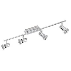 Eglo Leuchten Eglo BONARES Deckenspot LED Chrom, Kristalloptik, 4-flammig