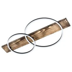 Eglo Leuchten Eglo BOYAL Deckenleuchte LED Schwarz, Braun, 2-flammig