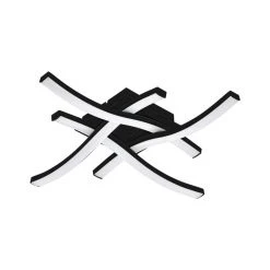 Eglo Leuchten Eglo CABEZAS Deckenleuchte LED Schwarz, 4-flammig