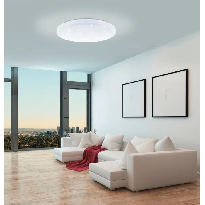 Eglo Leuchten EGLO FRANIA-A Deckenleuchte LED Weiß, 1-flammig, Fernbedienung 2 Eglo Leuchten EGLO FRANIA-A Deckenleuchte LED Weiß, 1-flammig, Fernbedienung – Bild 2