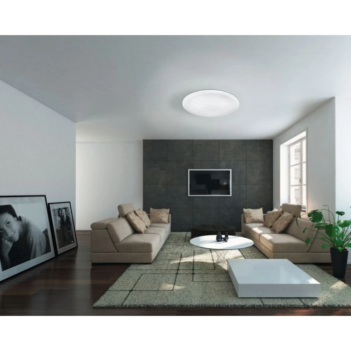 Eglo Leuchten Eglo FRANIA-S Deckenleuchte LED Weiß, 1-flammig 2 Eglo Leuchten Eglo FRANIA-S Deckenleuchte LED Weiß, 1-flammig – Bild 2