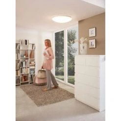 Eglo Leuchten Eglo GIRON Deckenleuchte LED Wei&szlig;, 1-flammig, Fernbedienung -LED Leuchten Verkäufe 2022 eglo giron deckenleuchte 97528 2