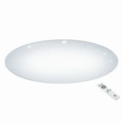 Eglo Leuchten Eglo GIRON-S Deckenleuchte LED Weiß, 1-flammig, Fernbedienung