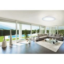 Eglo Leuchten Eglo GIRON-S Deckenleuchte LED Wei&szlig;, 1-flammig, Fernbedienung -LED Leuchten Verkäufe 2022 eglo giron s deckenleuchte 97543 3