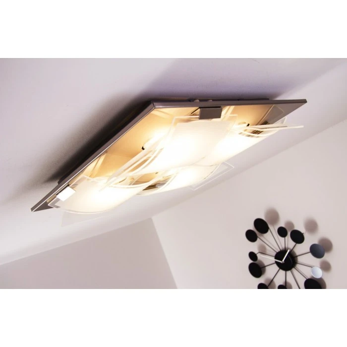 Eglo Leuchten Eglo GUADIANO Deckenleuchte LED Nickel-Matt, 4-flammig 11 Eglo Leuchten Eglo GUADIANO Deckenleuchte LED Nickel-Matt, 4-flammig – Bild 11