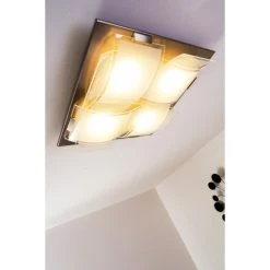 Eglo Leuchten Eglo GUADIANO Deckenleuchte LED Nickel-Matt, 4-flammig 42 Eglo Leuchten Eglo GUADIANO Deckenleuchte LED Nickel-Matt, 4-flammig -LED Leuchten Verkäufe 2022 eglo guadiano deckenleuchte 93398 15