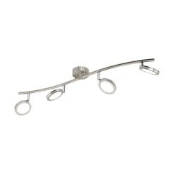 Eglo Leuchten Eglo KARYSTOS Deckenspot LED Nickel-Matt, 4-flammig