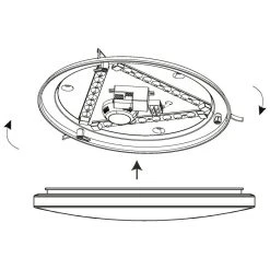 Eglo Leuchten FRANIA-M Deckenleuchte LED Weiß, 1-flammig, Bewegungsmelder -LED Leuchten Verkäufe 2022 eglo leuchten frania m deckenleuchte 75449 5