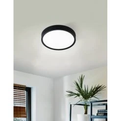 Eglo Leuchten MUSURITA Deckenleuchte LED Schwarz, 1-flammig