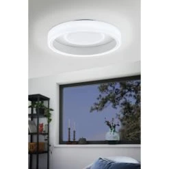 Eglo Leuchten REMIDOS Deckenleuchte LED Weiß, 2-flammig