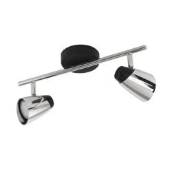 Eglo Leuchten Eglo MONCALVIO Spot LED Chrom, 2-flammig