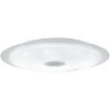 Eglo Leuchten EGLO MORATICA-A Deckenleuchte LED Wei&szlig;, Transparent, Klar, 1-flammig, Fernbedienung