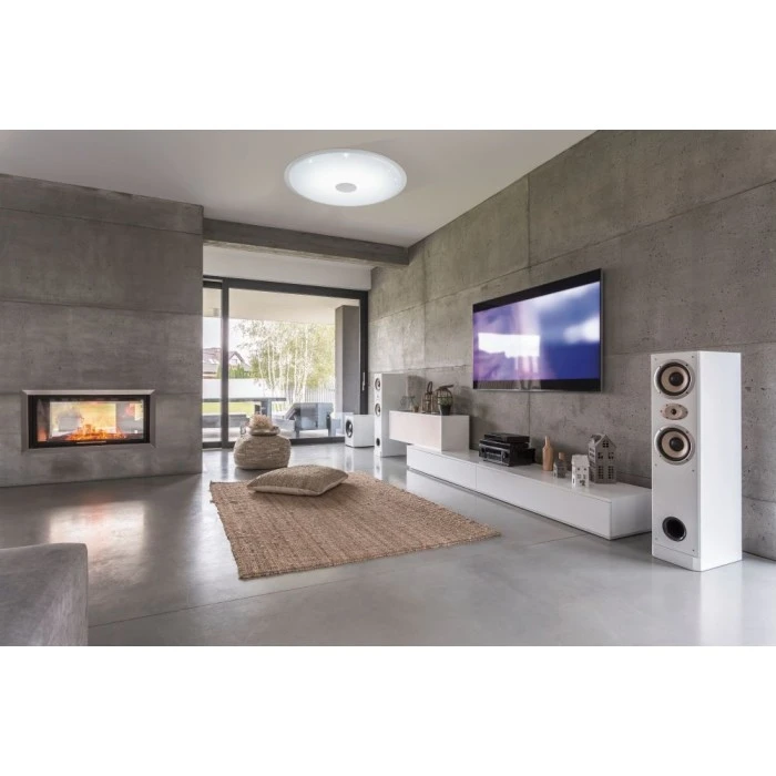 Eglo Leuchten EGLO MORATICA-A Deckenleuchte LED Weiß, Transparent, Klar, 1-flammig, Fernbedienung 2 Eglo Leuchten EGLO MORATICA-A Deckenleuchte LED Weiß, Transparent, Klar, 1-flammig, Fernbedienung – Bild 2