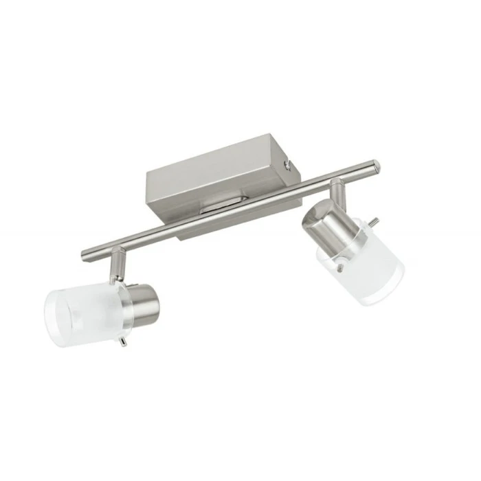 Eglo Leuchten Eglo ORVIETO 1 Deckenspot LED Nickel-Matt, 2-flammig 1 Eglo Leuchten Eglo ORVIETO 1 Deckenspot LED Nickel-Matt, 2-flammig