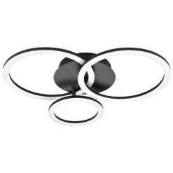 Eglo Leuchten Eglo PARRAPOS-Z Deckenleuchte LED Schwarz, 1-flammig