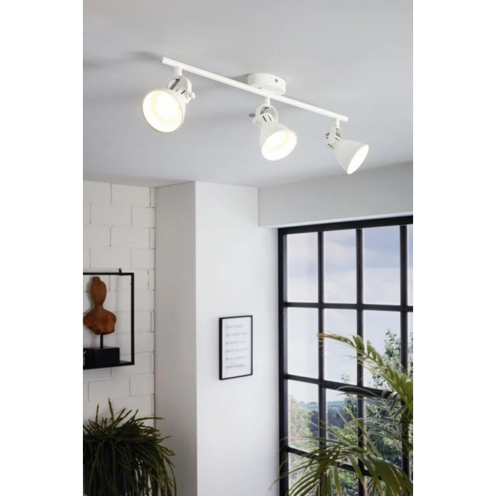 Eglo Leuchten EGLO SERAS Deckenspot LED Weiß, 3-flammig 2 Eglo Leuchten EGLO SERAS Deckenspot LED Weiß, 3-flammig – Bild 2