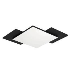 Eglo Leuchten Eglo TAMURIA Deckenleuchte LED Schwarz, Braun, 1-flammig