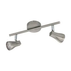 Eglo Leuchten Eglo TIBERIO Spot LED Nickel-Matt, 2-flammig