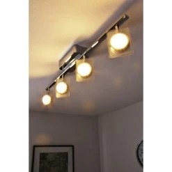 Eglo Leuchten Eglo TINNARI Lichtschiene LED Chrom, 4-flammig -LED Leuchten Verkäufe 2022 eglo tinnari lichtschiene 91635 do1 12