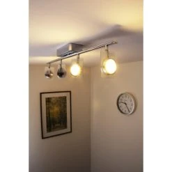 Eglo Leuchten Eglo TINNARI Lichtschiene LED Chrom, 4-flammig -LED Leuchten Verkäufe 2022 eglo tinnari lichtschiene 91635 do1 14