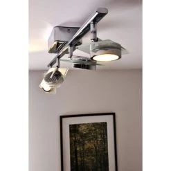 Eglo Leuchten Eglo TINNARI Lichtschiene LED Chrom, 4-flammig -LED Leuchten Verkäufe 2022 eglo tinnari lichtschiene 91635 do1 9