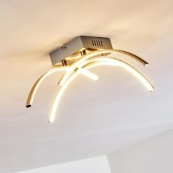 Hofstein Elia Deckenleuchte LED Chrom, 1-flammig -LED Leuchten Verkäufe 2022 elia deckenleuchte h167398 11