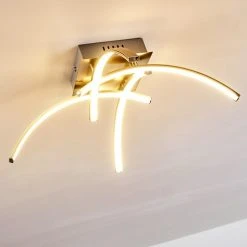 Hofstein Elia Deckenleuchte LED Chrom, 1-flammig -LED Leuchten Verkäufe 2022 elia deckenleuchte h167398 13