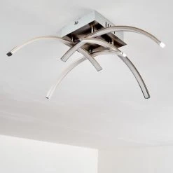 Hofstein Elia Deckenleuchte LED Chrom, 1-flammig -LED Leuchten Verkäufe 2022 elia deckenleuchte h167398 16