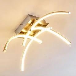 Hofstein Elia Deckenleuchte LED Chrom, 1-flammig -LED Leuchten Verkäufe 2022 elia deckenleuchte h167398 7