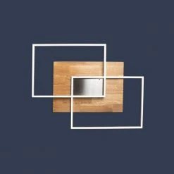 Elobra Kinderleuchten Elobra Panama Deckenleuchte LED Naturfarben, 2-flammig, Fernbedienung -LED Leuchten Verkäufe 2022 elobra panama deckenleuchte 138649 3