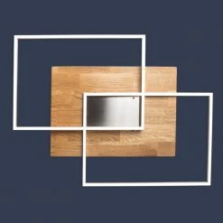 Elobra Kinderleuchten Elobra Panama Deckenleuchte LED Naturfarben, 2-flammig, Fernbedienung -LED Leuchten Verkäufe 2022 elobra panama deckenleuchte 138977 3