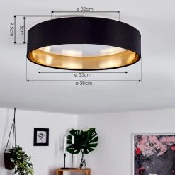 Hofstein Elsa Deckenleuchte LED Wei&szlig;, 1-flammig -LED Leuchten Verkäufe 2022 elsa deckenleuchte h3390634 3