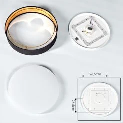 Hofstein Elsa Deckenleuchte LED Wei&szlig;, 1-flammig -LED Leuchten Verkäufe 2022 elsa deckenleuchte h3390634 4