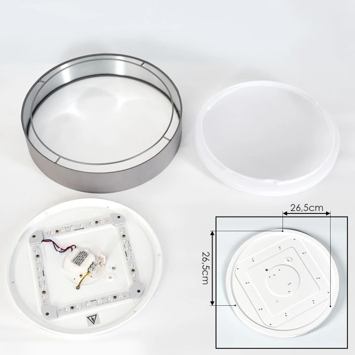 Hofstein Elsa Deckenleuchte LED Weiß, 1-flammig 5 Hofstein Elsa Deckenleuchte LED Weiß, 1-flammig – Bild 5