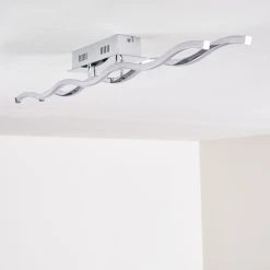 Hofstein Embree Deckenleuchte LED Edelstahl, 2-flammig 32 Hofstein Embree Deckenleuchte LED Edelstahl, 2-flammig -LED Leuchten Verkäufe 2022 embree deckenleuchte h3008539 15