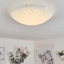 Hofstein Emibois Deckenleuchte LED Chrom, 1-flammig -LED Leuchten Verkäufe 2022 emibois deckenleuchte h3458853 10