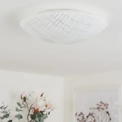 Hofstein Emibois Deckenleuchte LED Chrom, 1-flammig -LED Leuchten Verkäufe 2022 emibois deckenleuchte h3458853 11